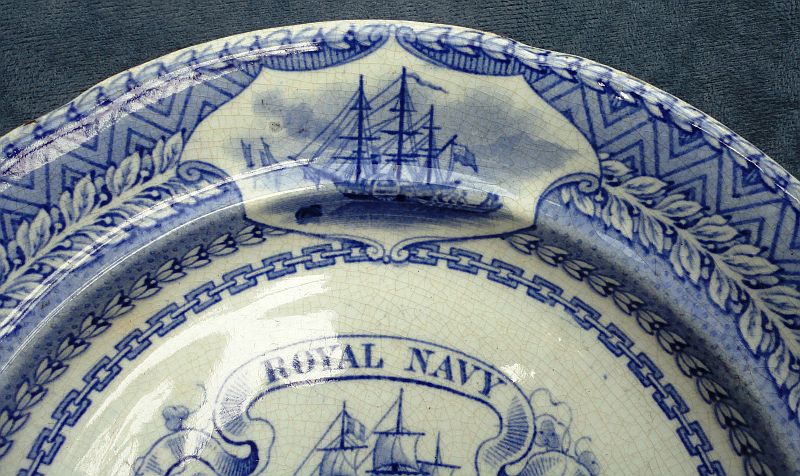 british royal navy mess plate no 16