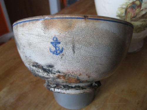 british royal navy mess bowl post-1907