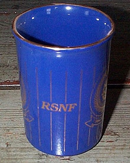 royal saudi navy blue mug