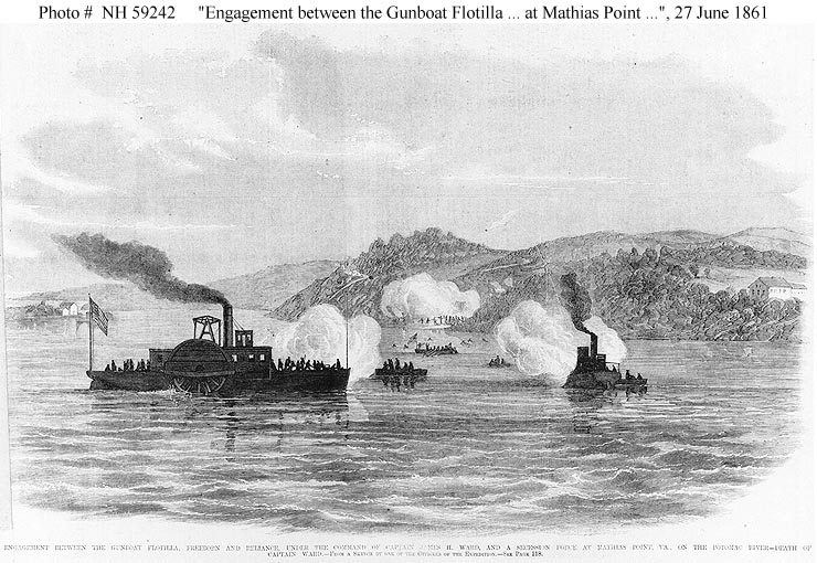 aquia landing, aquia creek confederate canon artillery batteries gun boat battle