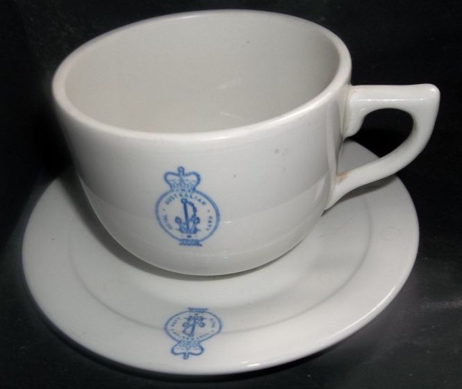australian navy coffee cup and saucer