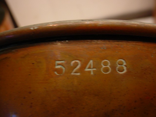 royal navy copper 1 pint funnel pn 52488