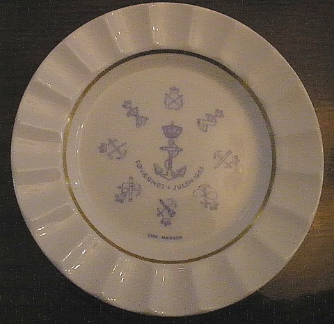 royal danish navy pin dish