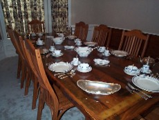 wooden hatch cover dining table, unique nautical gift idea for men