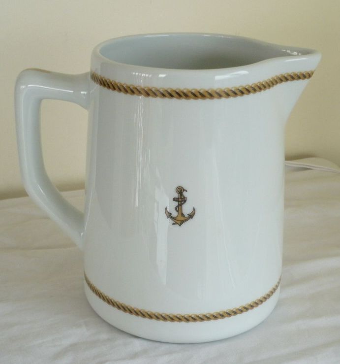 french navy milk or cream pitcher for wardroom officers mess