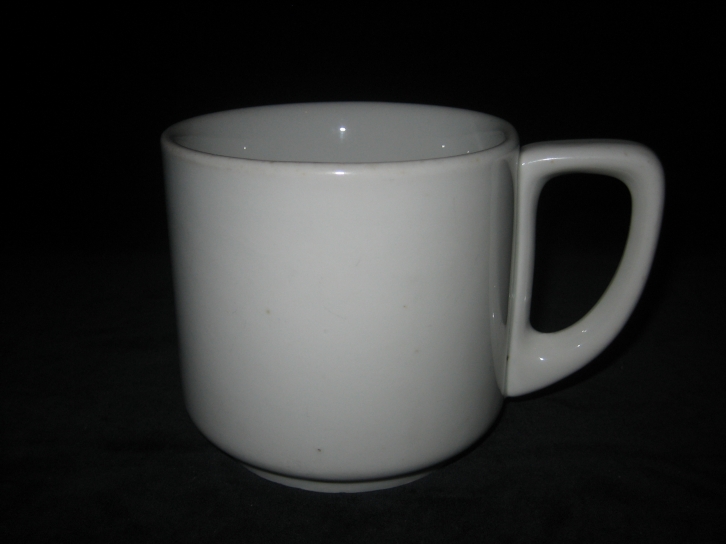 kriegsmarine plain white coffee cup