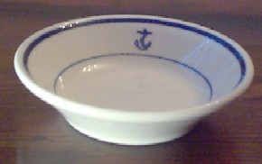 us navy berry bowl, anchor