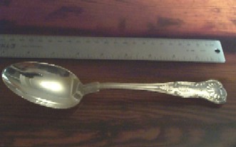 US Navy Silverware Kings Design Dinner Spoon
