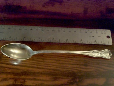 US Navy Silverware Kings Design Iced Tea Spoon