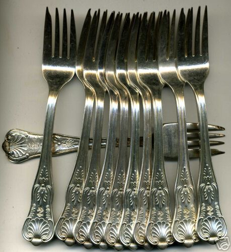 US Navy Silverware Kings Design Salad Fork