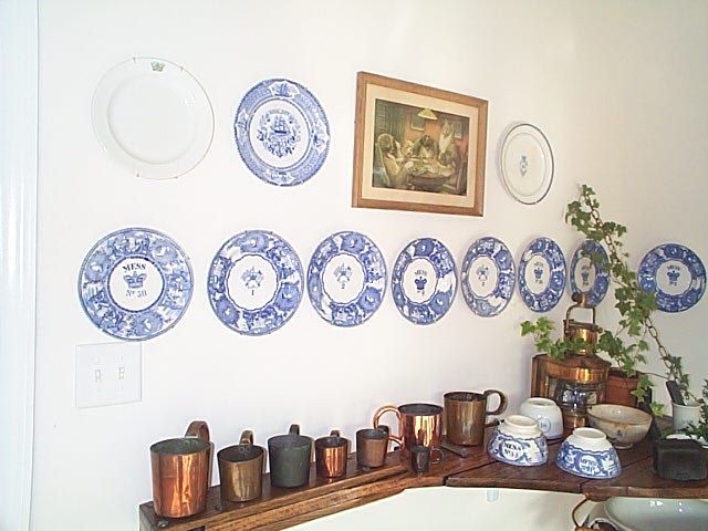 british royal navy 19th and pre-WWII dinnerware