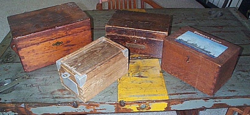 sampling and examples of ditty boxes from various navies of the world