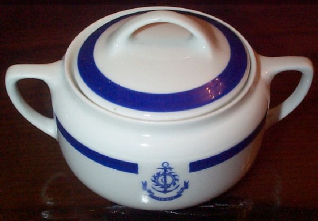 royal navy of thailand anchor surgar bowl topmark 