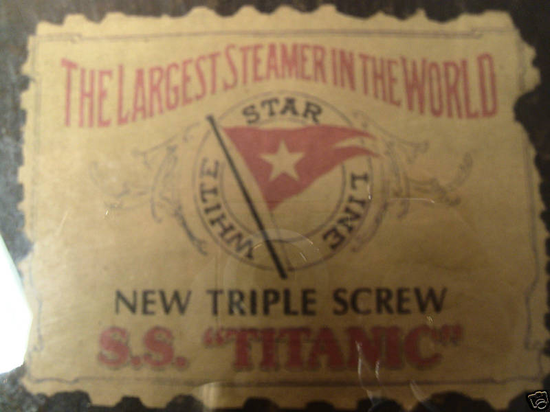 White Star Line Titanic Label Found on Steamer Trunk